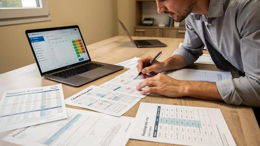 Revenue manager analysant des données de tarification pour locations saisonnières